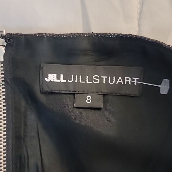 Jill Jill Stuart Metallic Black Short Sleeve Dress - Picture 12 of 13